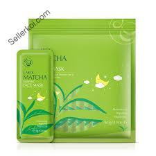 Laikou Matcha Sleeping Face Mask (15 Pcs) 45gm